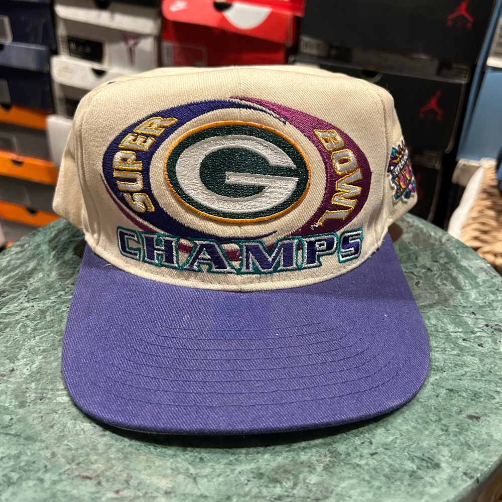 Vintage Starter Green Bay Packers Super Bowl Champion SnapBack Hat